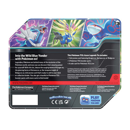 Pokémon TCG: Azure Legends Tin (Set of 3)