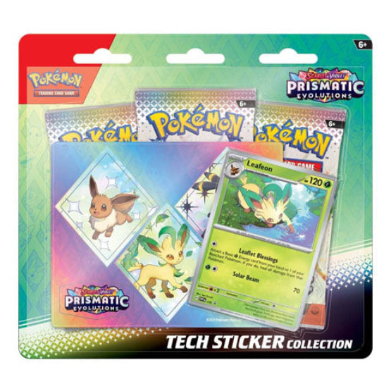 Pokémon TCG: Scarlet & Violet Prismatic Evolutions Tech Sticker Collection (Set of 3)