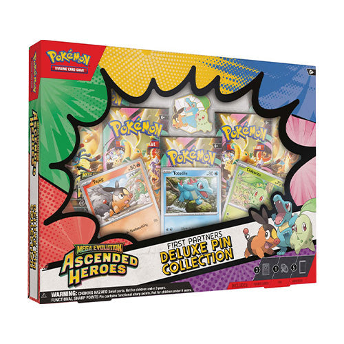 Pokémon TCG: Mega Evolution Ascended Heroes First Partners Deluxe Pin Collection