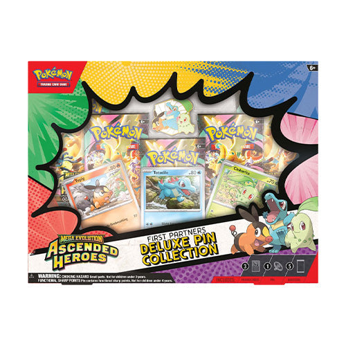Pokémon TCG: Mega Evolution Ascended Heroes First Partners Deluxe Pin Collection