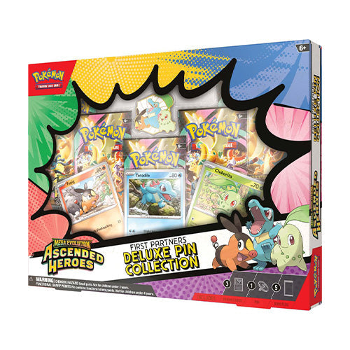 Pokémon TCG: Mega Evolution Ascended Heroes First Partners Deluxe Pin Collection