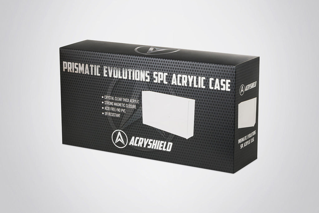 Prismatic Evolutions Super-Premium Collection Acrylic Display Case