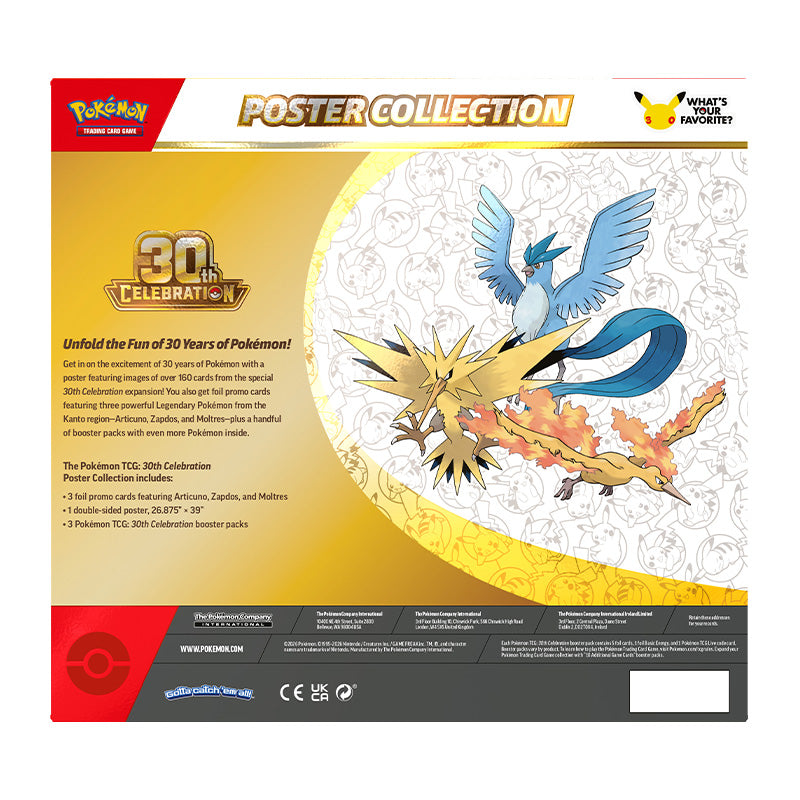 Pokémon TCG: 30th Celebration Poster Collection