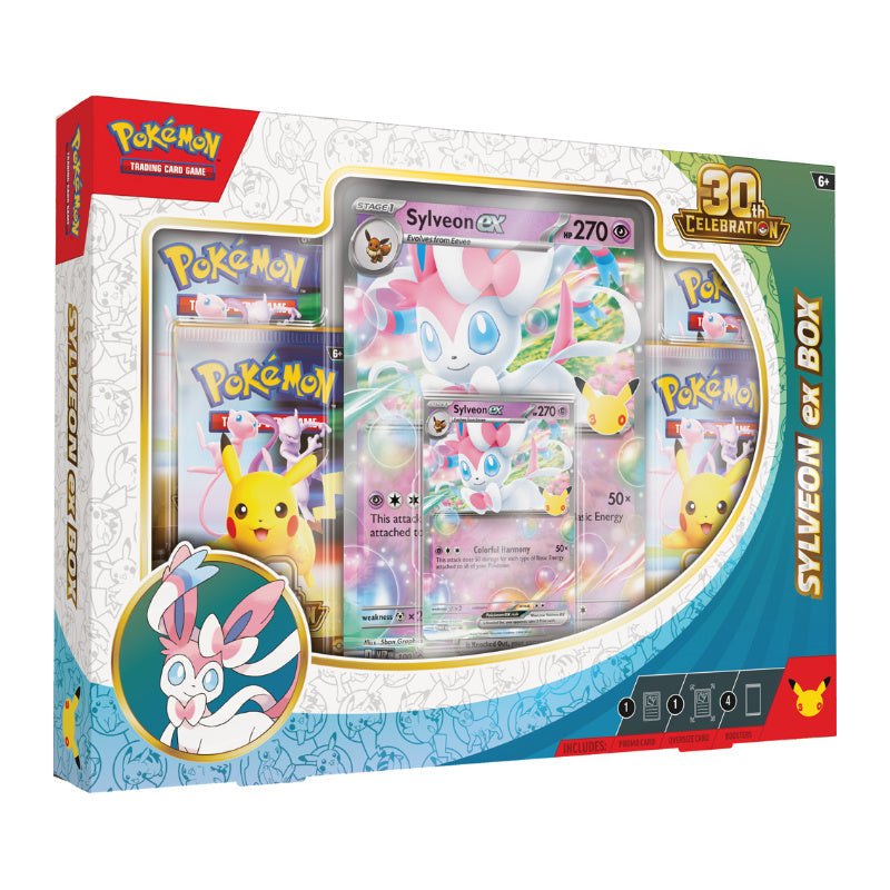 Pokémon TCG: 30th Celebration Sylveon ex Box / Greninja ex Box (Random Select)