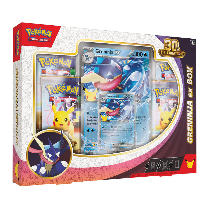 Pokémon TCG: 30th Celebration Sylveon ex Box / Greninja ex Box (Random Select)
