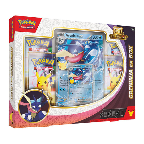 Pokémon TCG: 30th Celebration Sylveon ex Box / Greninja ex Box (Random Select)