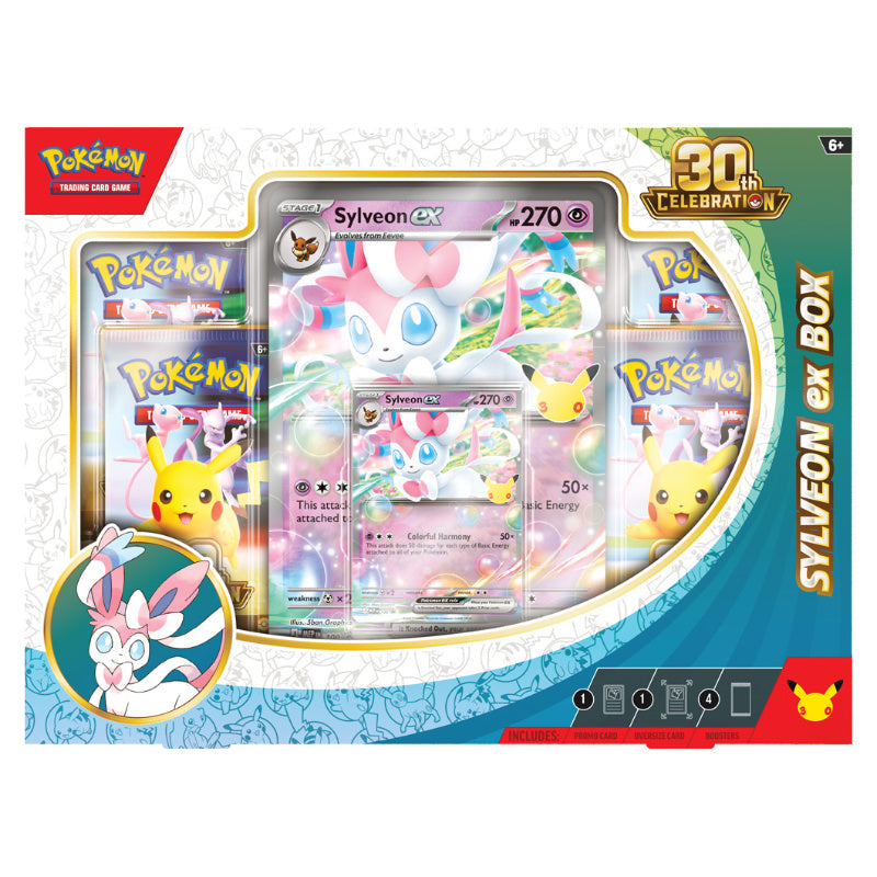 Pokémon TCG: 30th Celebration Sylveon ex Box / Greninja ex Box (Random Select)