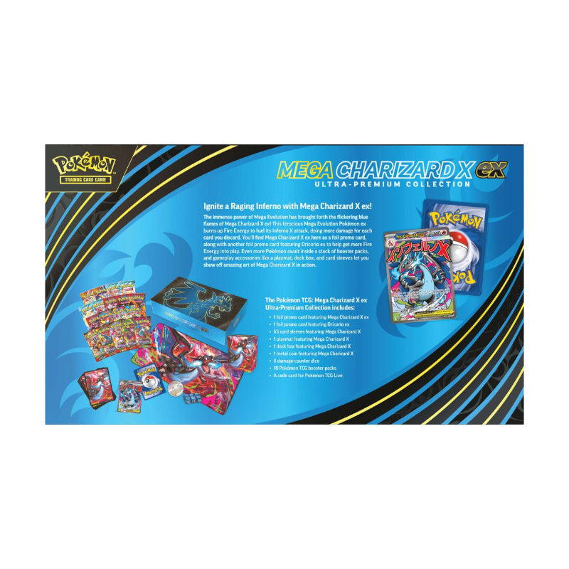 Pokémon TCG: Mega Charizard X ex Ultra Premium Collection