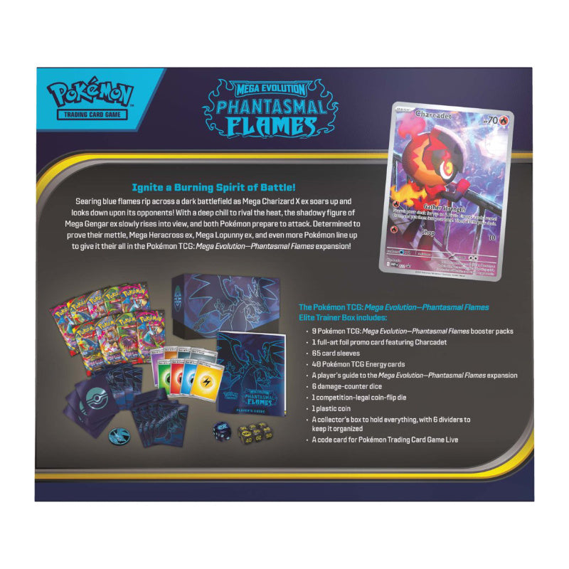 Pokémon TCG: Mega Evolution Phantasmal Flames Elite Trainer Box