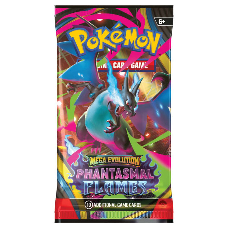 Pokémon TCG: Mega Evolution Phantasmal Flames Single Booster Pack