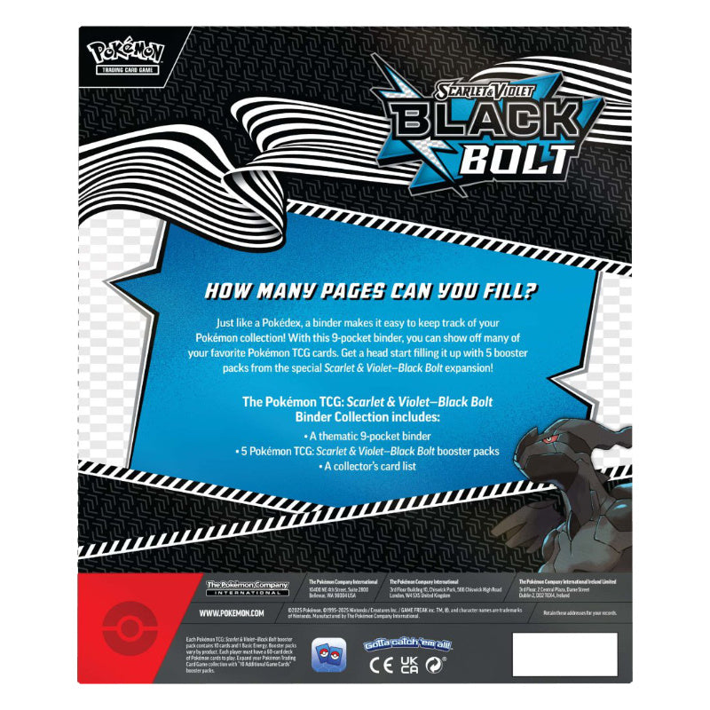 Pokémon TCG: Scarlet & Violet Black Bolt Binder Collection