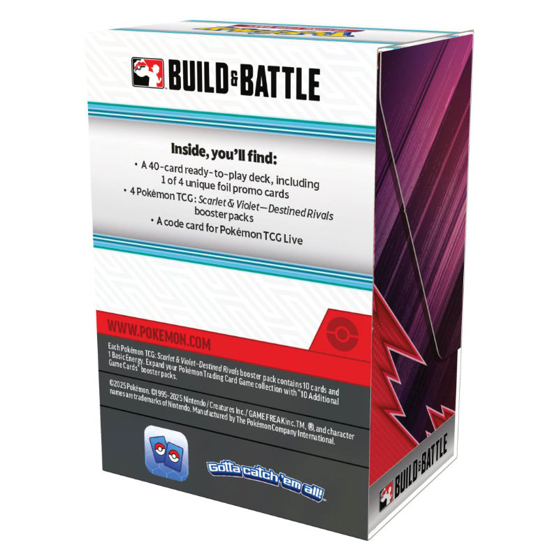 Pokémon TCG: Scarlet & Violet Destined Rivals Build & Battle Box